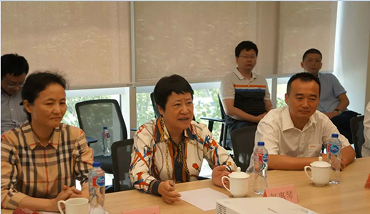 上海市青浦戋戋委书记赵惠琴带队莅临南宫NG28调研