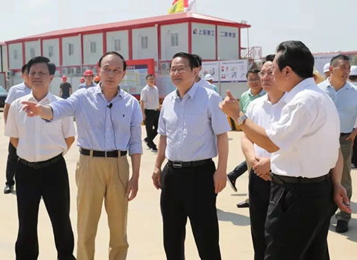 江西省省长易炼红莅临上；；；；；；；Ｄ瞎琋G28南昌项目建设现场调研